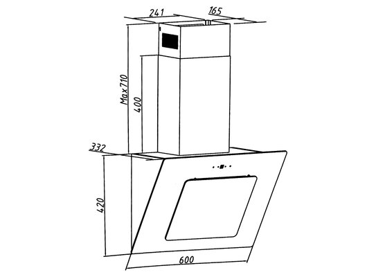 Вытяжка GORENJE WHI626E6B